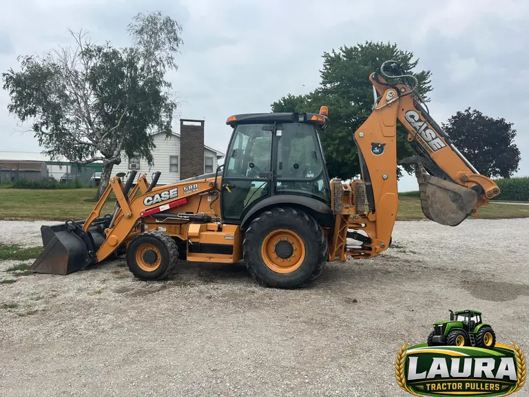 2015 Case 580 Super N 4x4 Loader Backhoe W/Extendahoe photo 2