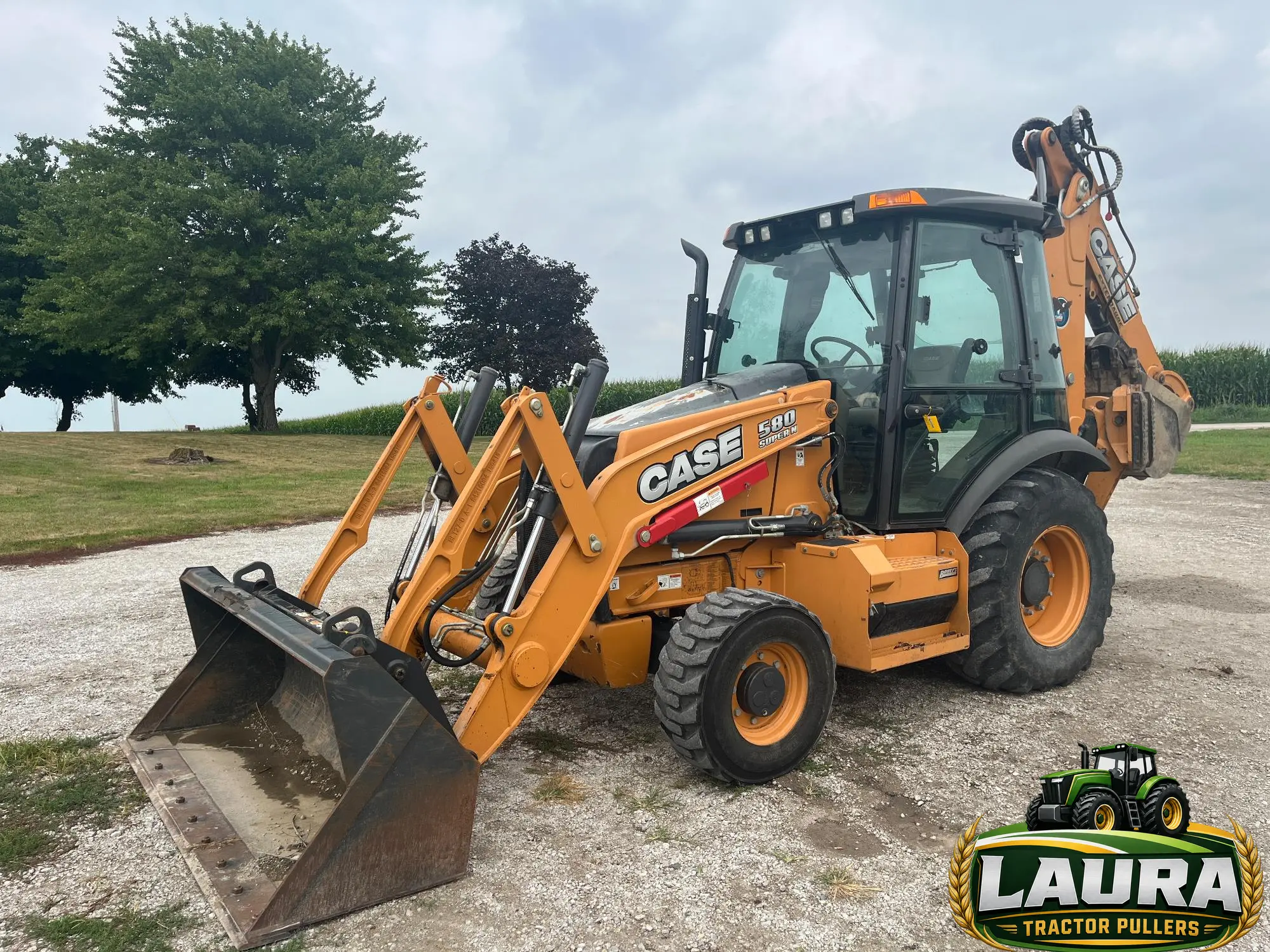 2015 Case 580 Super N 4x4 Loader Backhoe W/Extendahoe photo 1