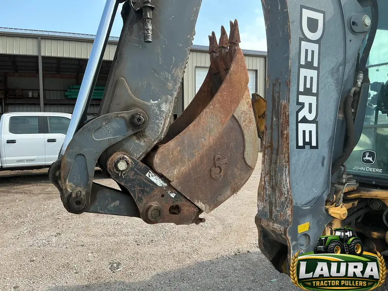 2010 John Deere 410J TC 4x4 Loader Backhoe W/Extendahoe photo 12