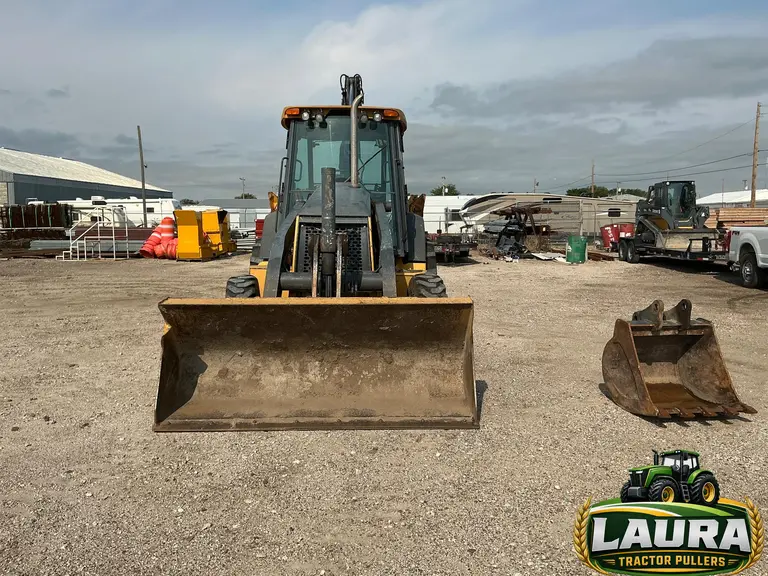 2010 John Deere 410J TC 4x4 Loader Backhoe W/Extendahoe photo 8