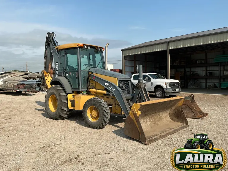 2010 John Deere 410J TC 4x4 Loader Backhoe W/Extendahoe photo 7