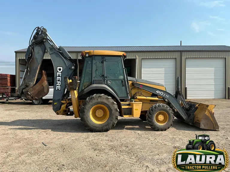 2010 John Deere 410J TC 4x4 Loader Backhoe W/Extendahoe photo 6