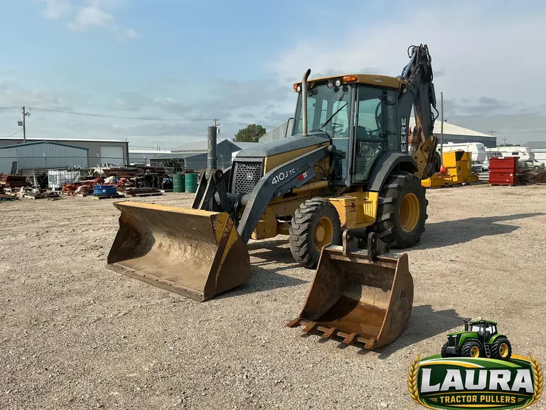 2010 John Deere 410J TC 4x4 Loader Backhoe W/Extendahoe photo 1
