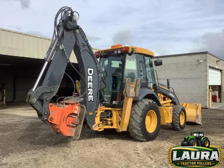 2015 John Deere 310SL 4x4 Loader Backhoe W/Extendahoe, Compactor & Bucket photo 5