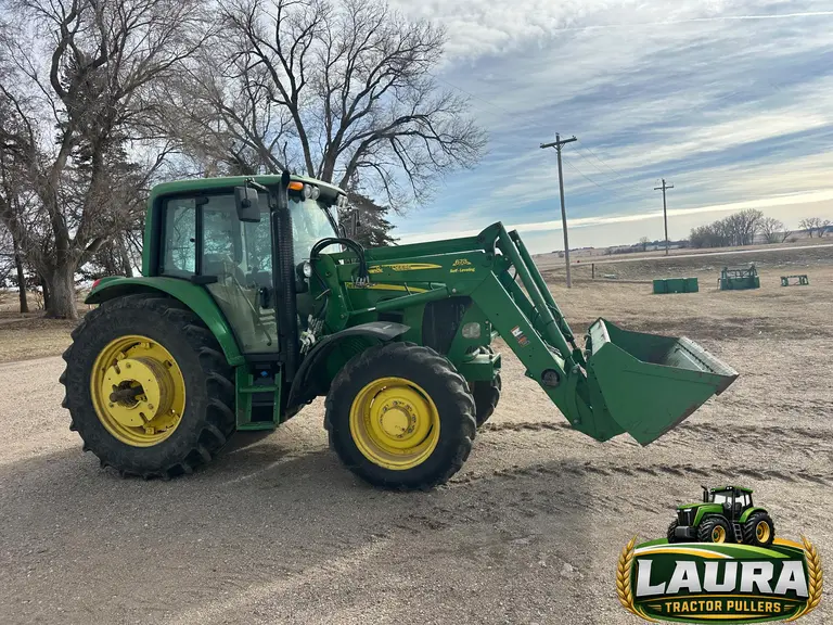 2008 John Deere 6430 Premium MFWD Tractor W/Loader photo 6