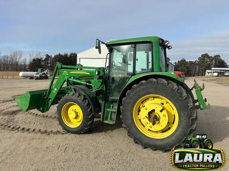 2008 John Deere 6430 Premium MFWD Tractor W/Loader photo 2