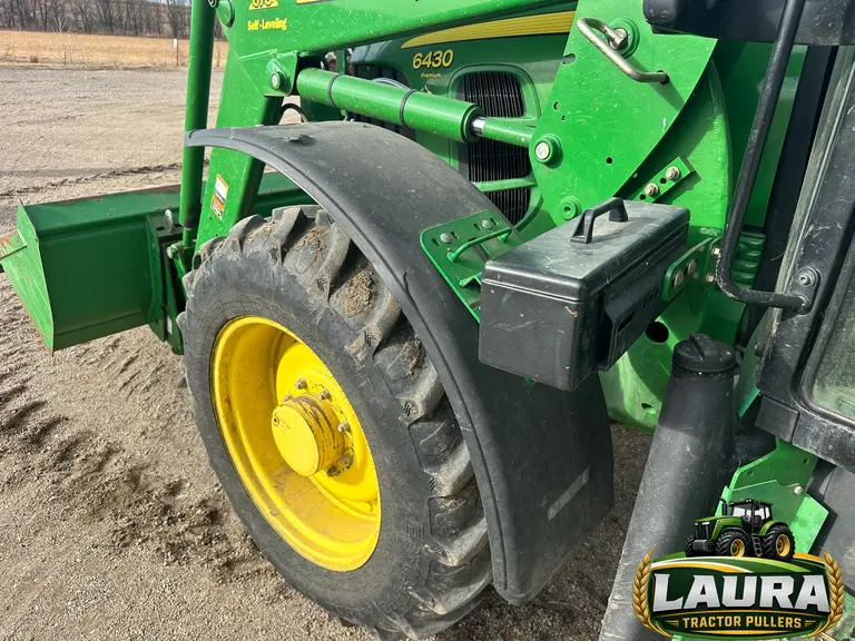 2008 John Deere 6430 Premium MFWD Tractor W/Loader photo 12